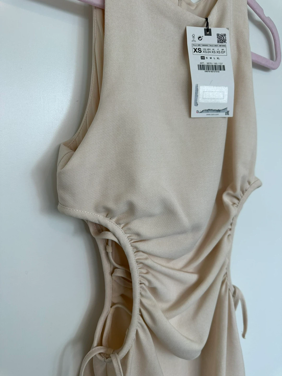 Zara Ruched Cut-Out Dress - XS - photo 3