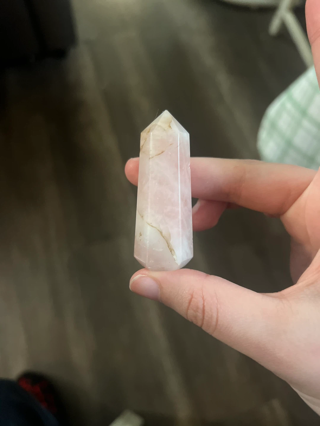 Rose Quartz Crystal Point