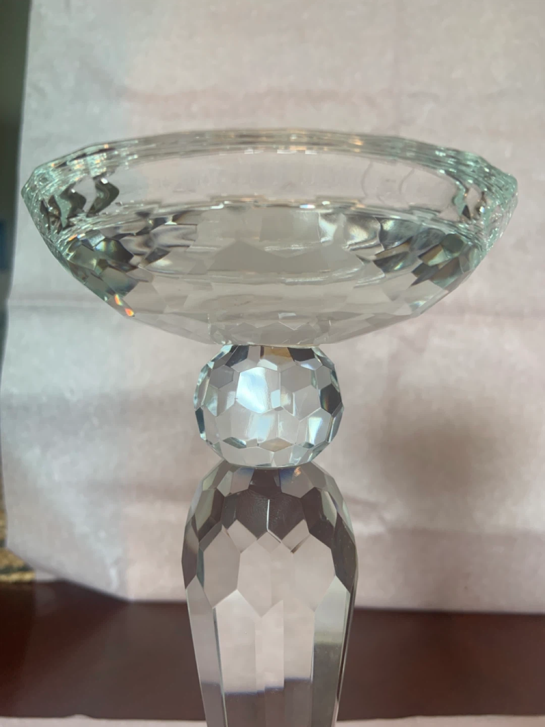 Crystal Candlestick Holders Set of 2 - photo 3