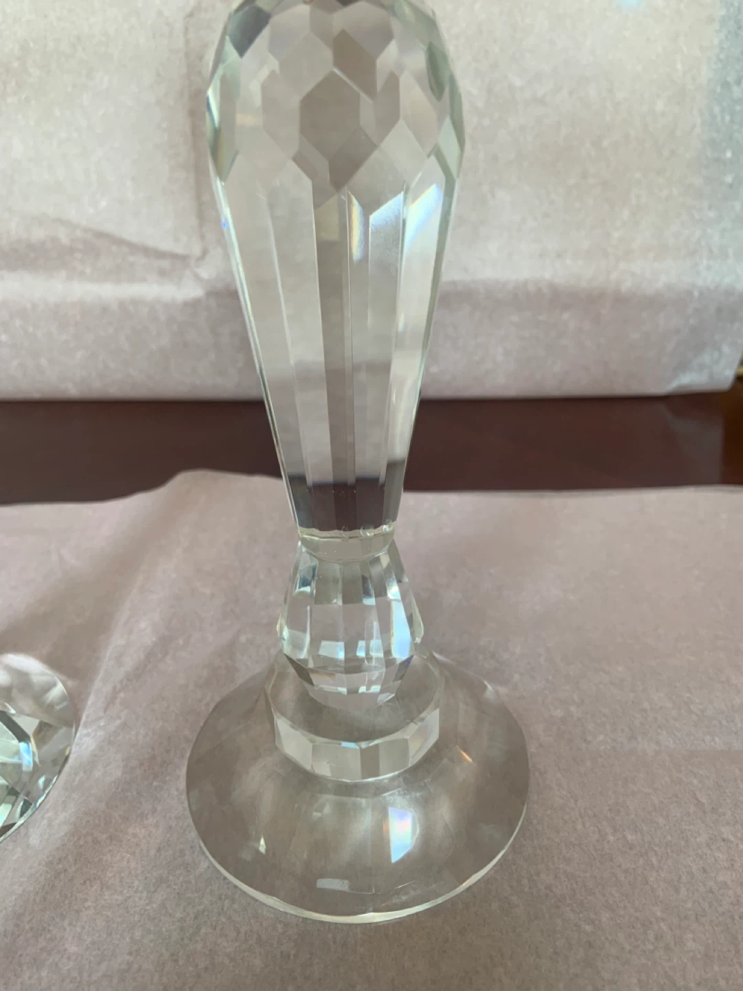 Crystal Candlestick Holders Set of 2 - photo 4