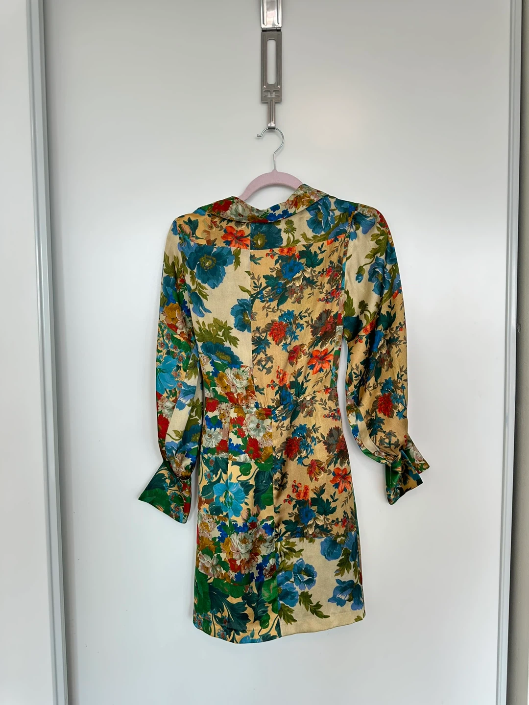 Zara Floral Print Wrap Dress - photo 3