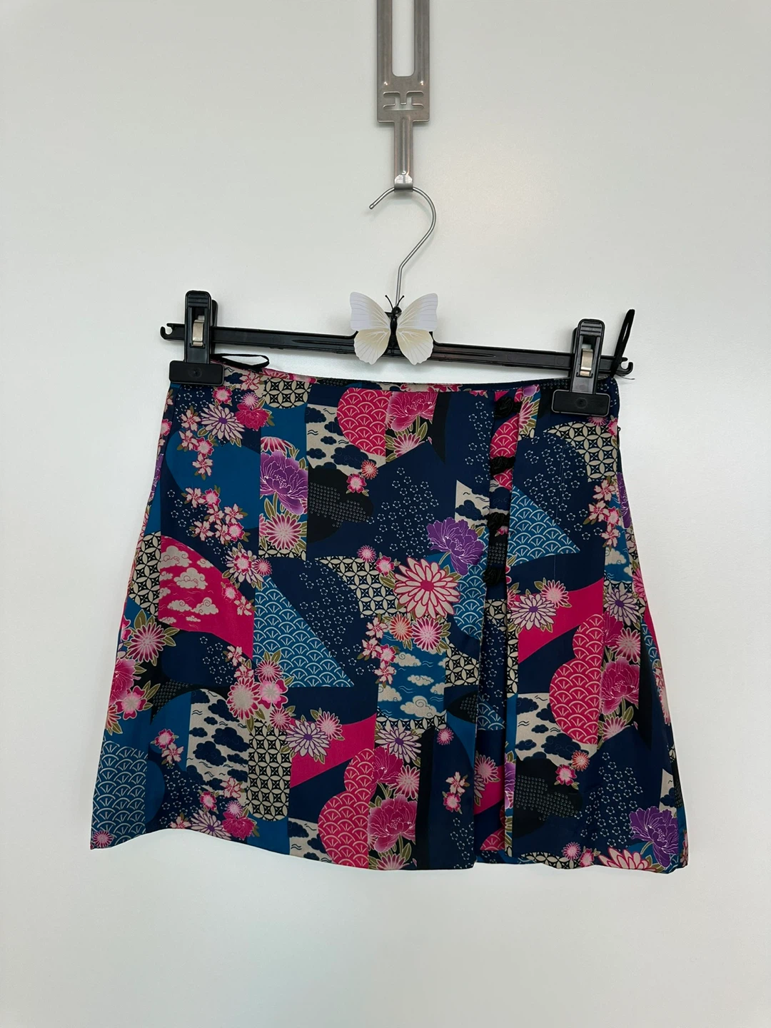 Zara Patchwork Floral Mini Skirt