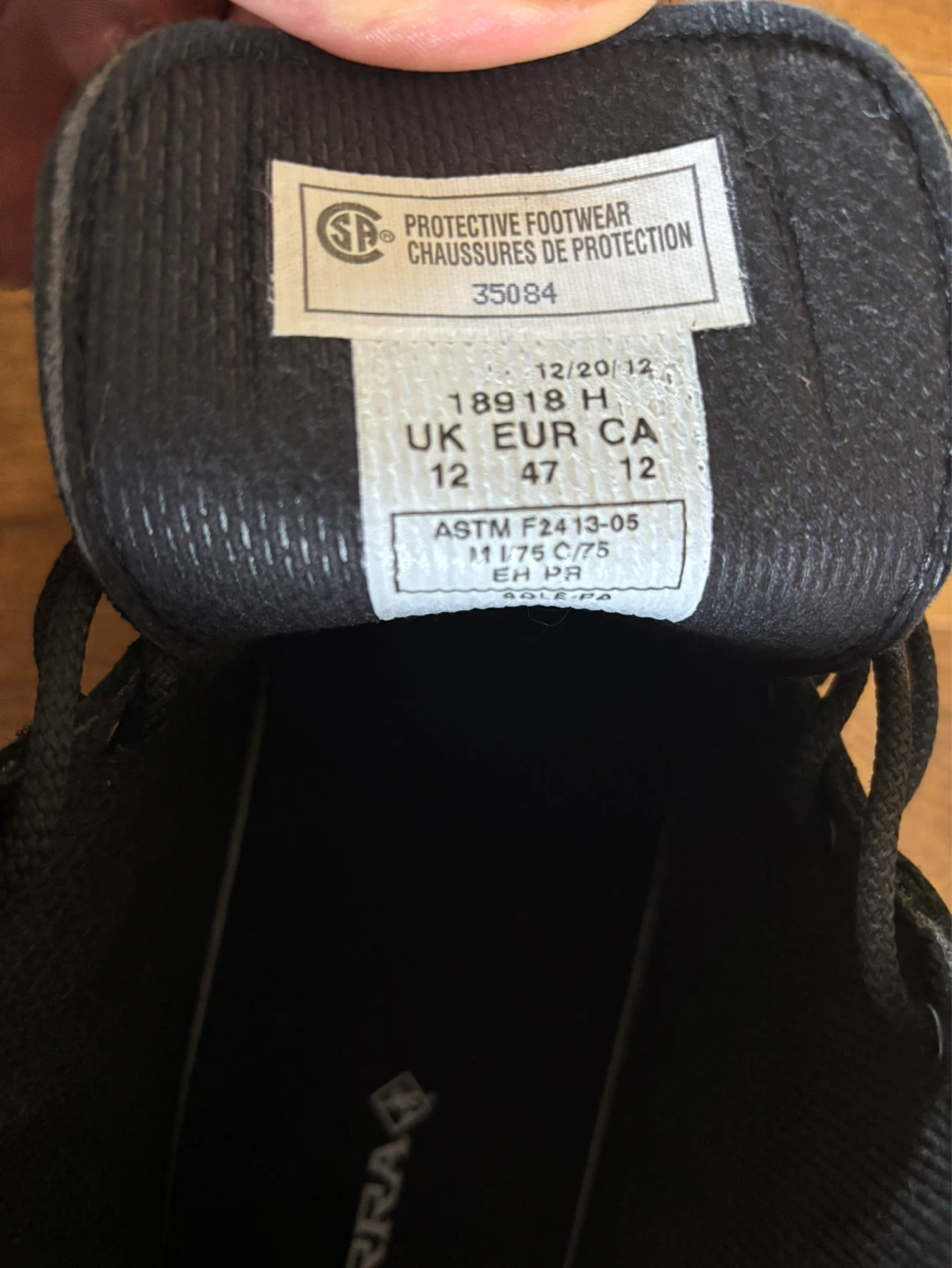 Terra H Pattern Work Boots - Size 12 - photo 3