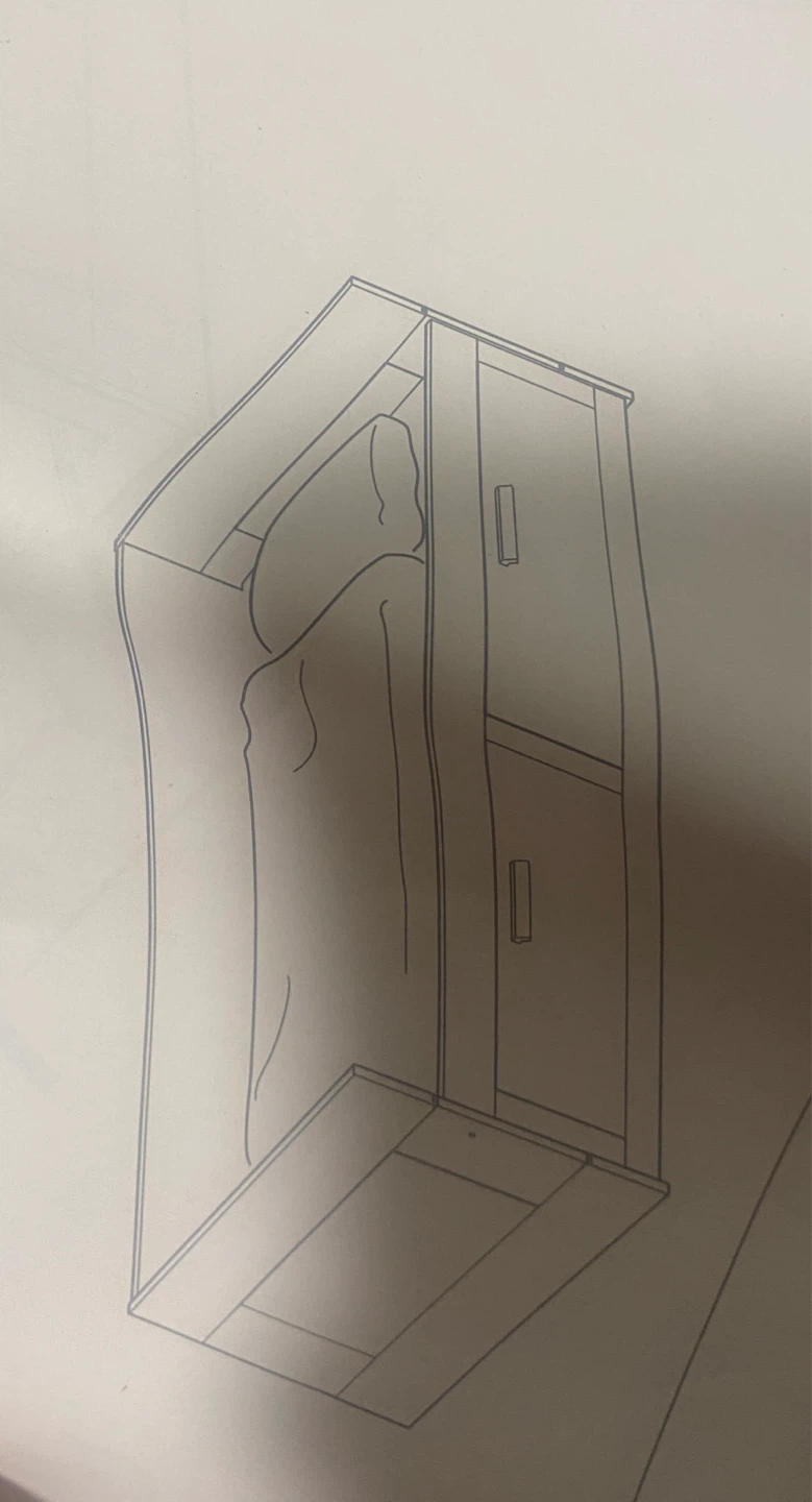 IKEA BRIMNES Bed Frame with 2 Drawers - photo 3