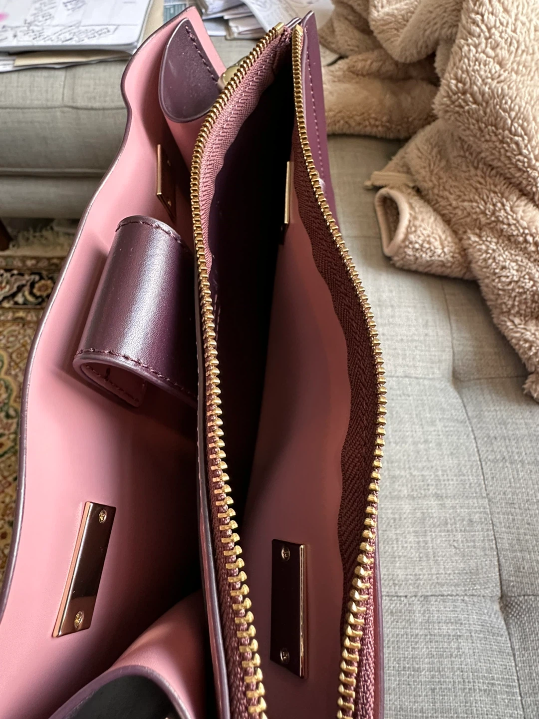 Kate Spade Tote Bag - Deep Plum