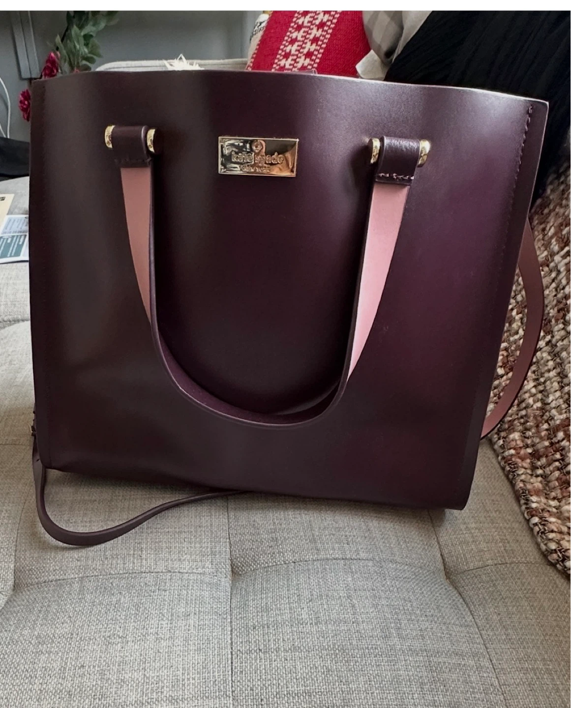 Kate Spade Tote Bag - Deep Plum - photo 2