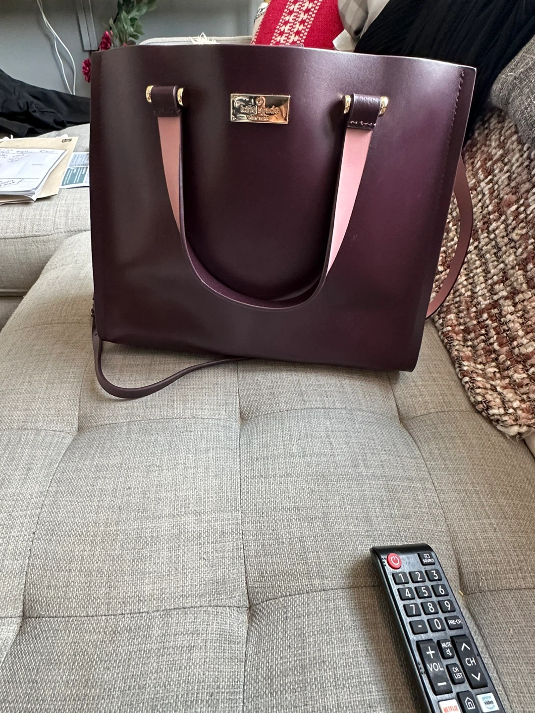 Kate Spade Tote Bag - Deep Plum - photo 3