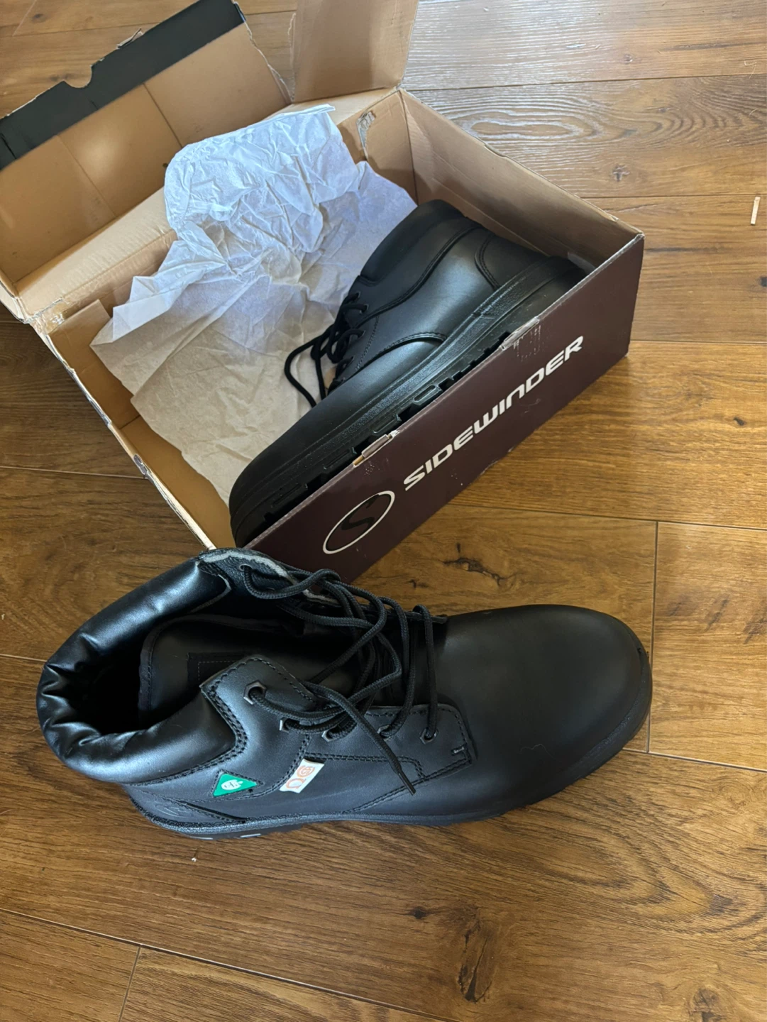 Sidewinder 618 GTB Black Safety Boots - Size 47 EEE - photo 2