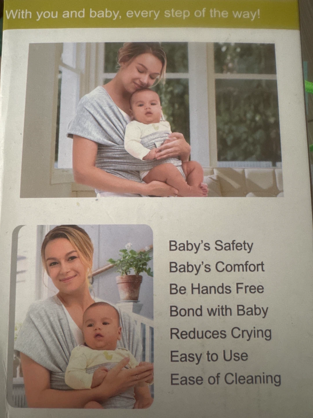 InnooBaby Grey Baby Wrap Carrier - photo 3