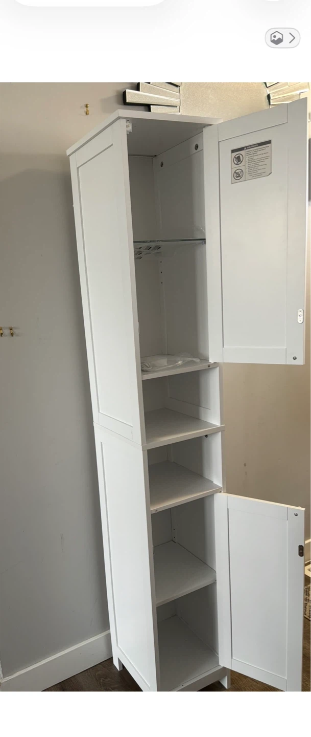 Brand New Tall Storage Cabinet with Lights - photo 3