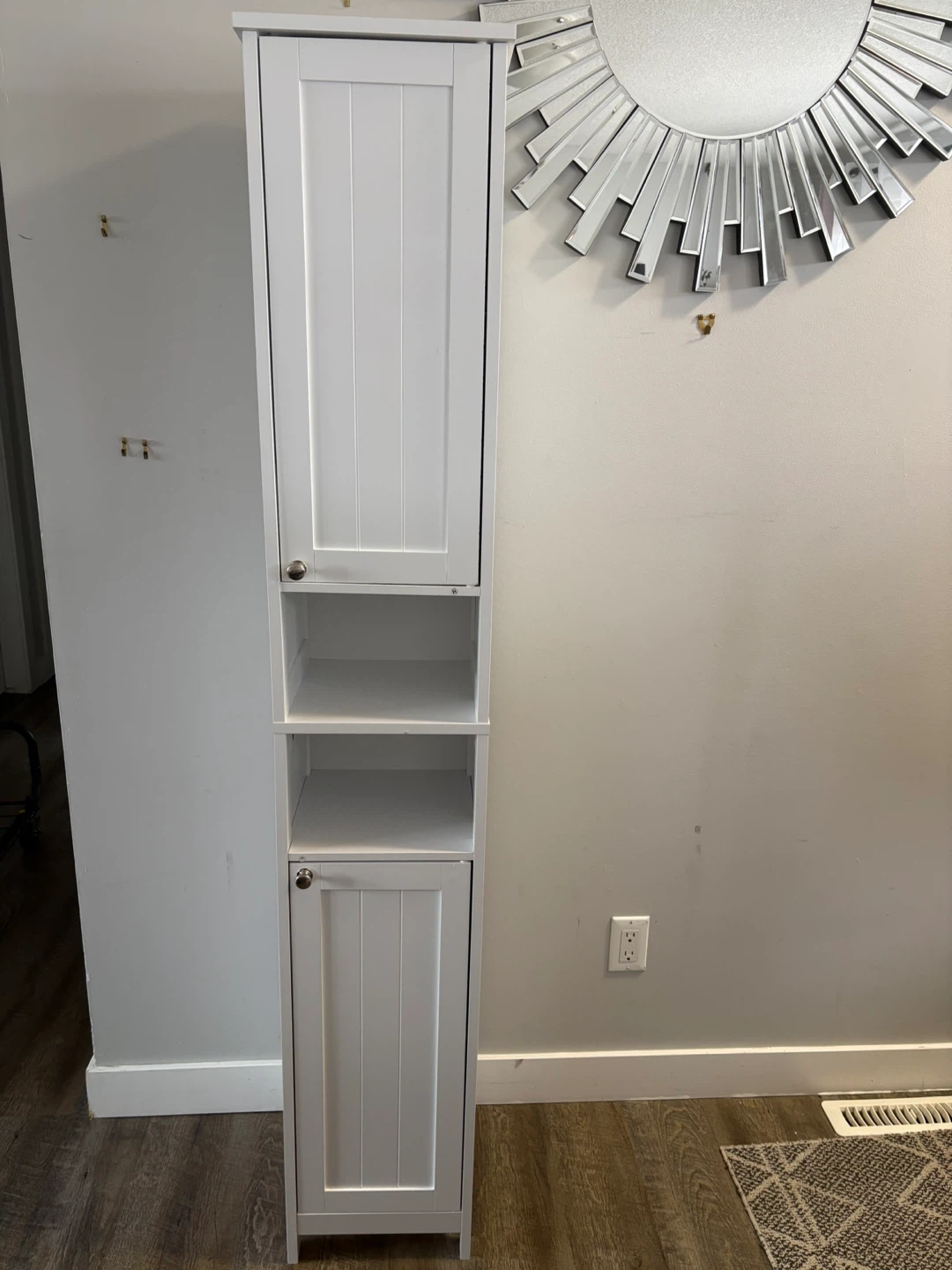 Brand New Tall Storage Cabinet with Lights - photo 2