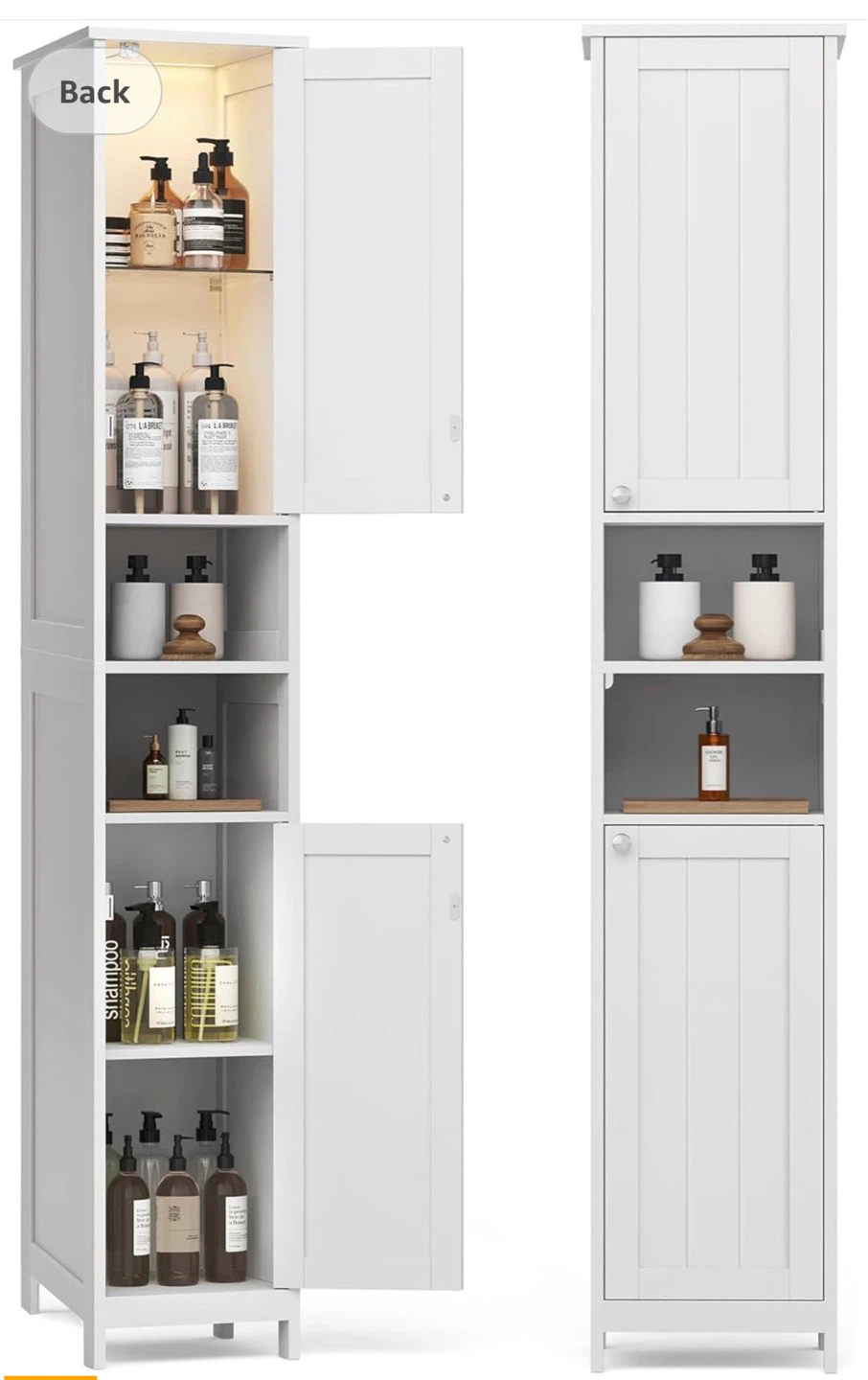 Brand New Tall Storage Cabinet with Lights