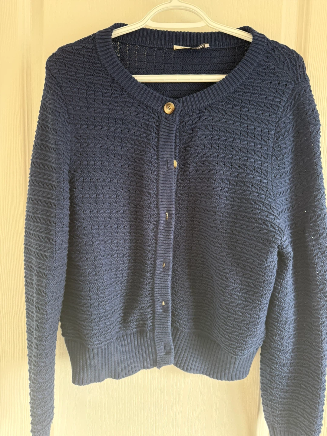 Kaily K Navy Blue Cardigan - Size L