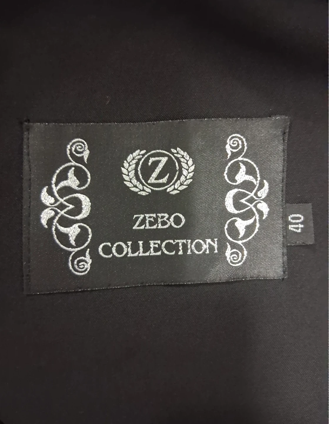 ZEBO COLLECTION Black Double-Breasted Trench Coat - photo 3