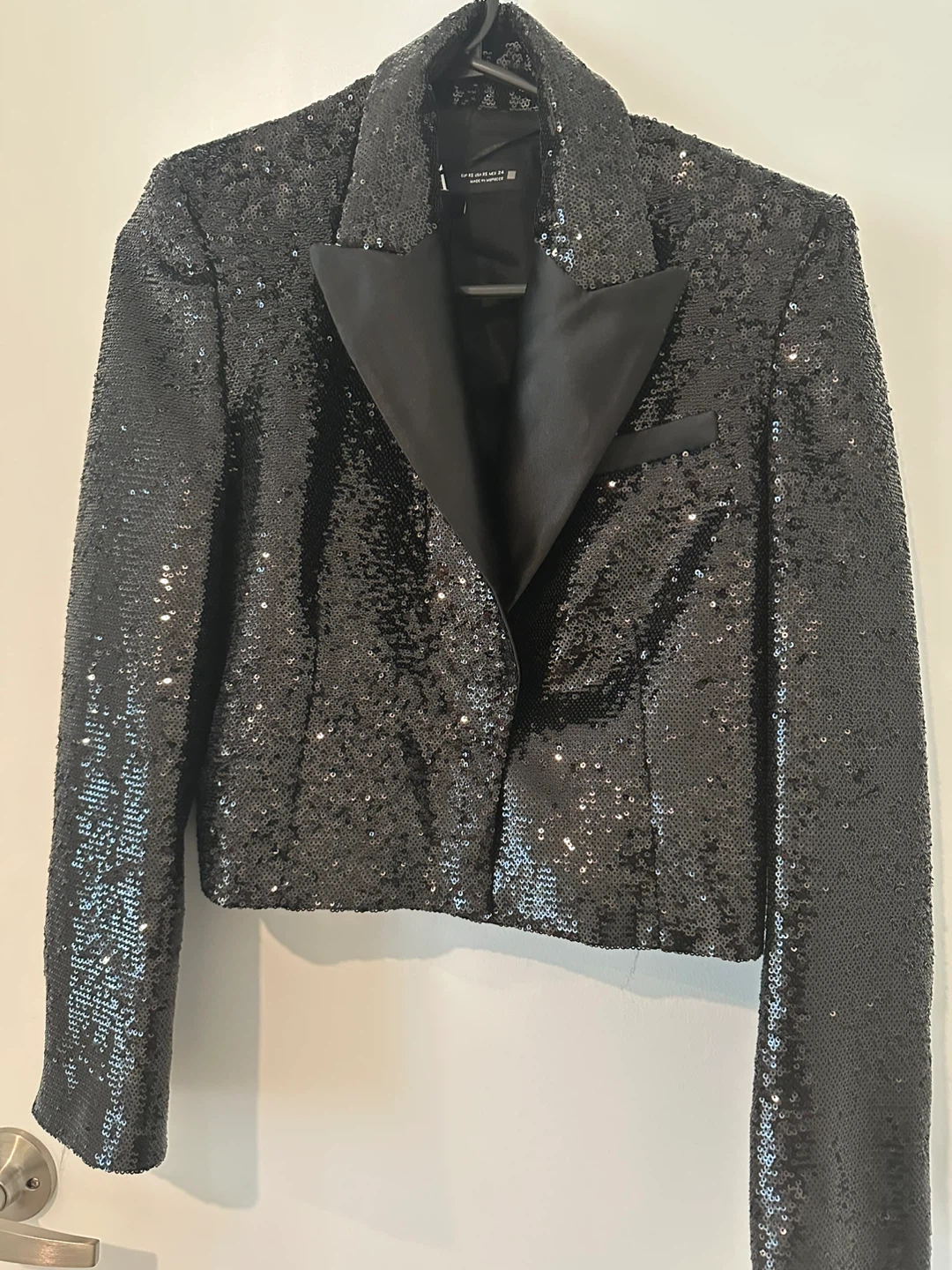Black Sequin Blazer - photo 2