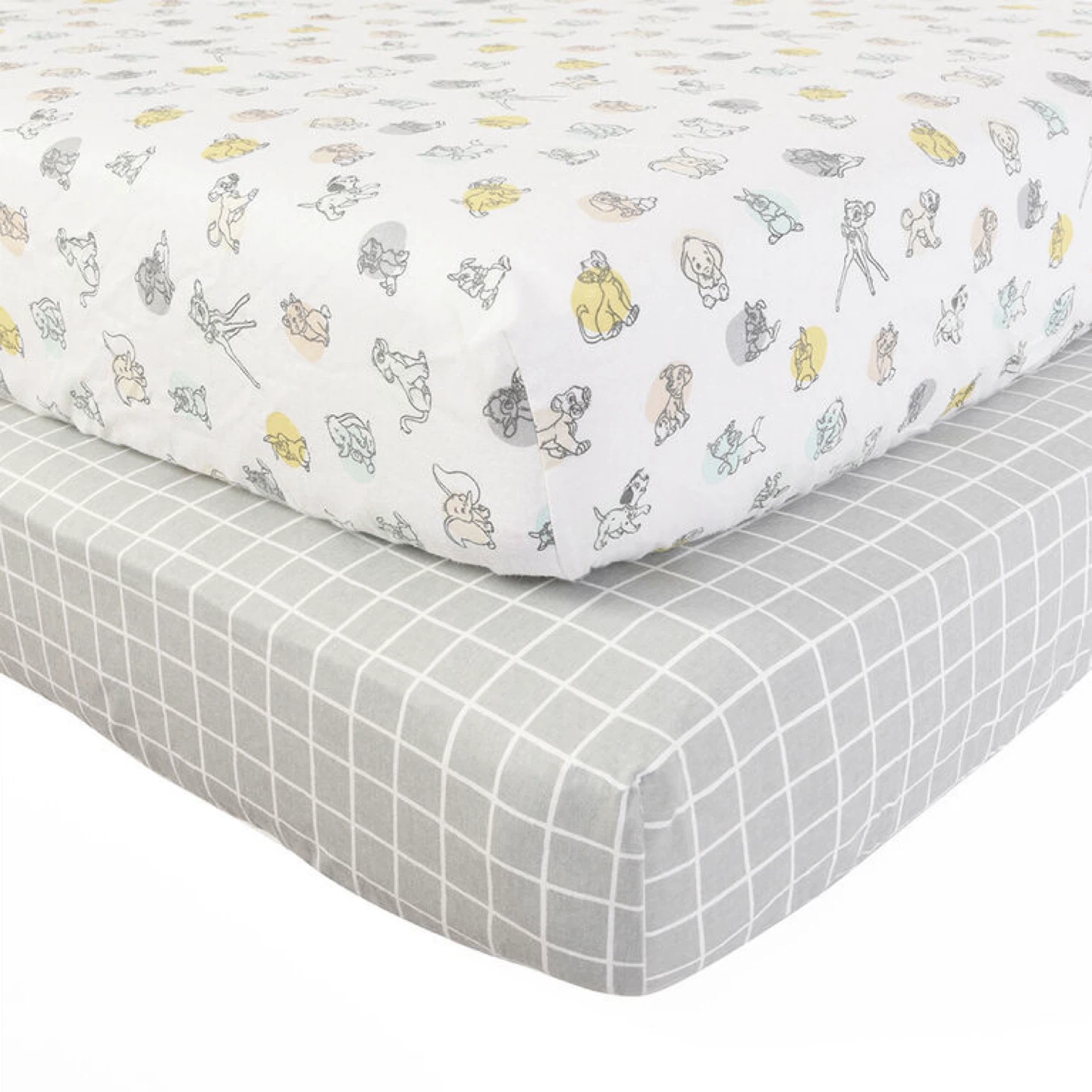Disney Baby 2-pack Flannel Fitted Crib Sheet