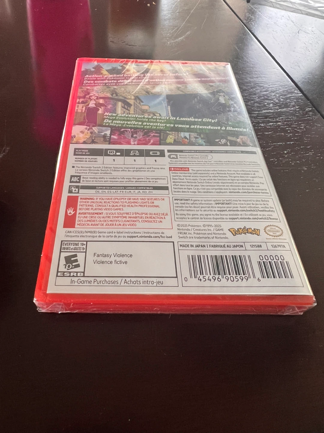 Pokemon ZA - Nintendo Switch 2 Edition. Brand new - photo 2