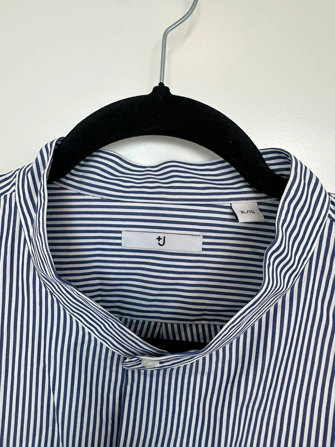 Uniqlo U Striped Band Collar Shirt XL - photo 3