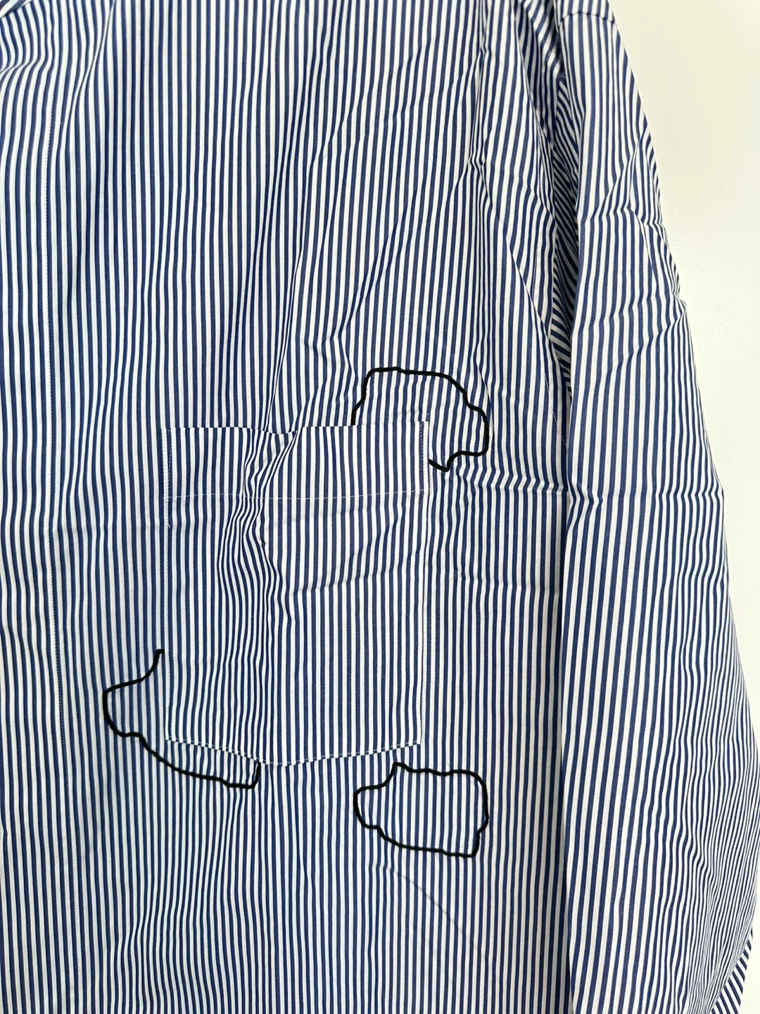 Uniqlo U Striped Band Collar Shirt XL - photo 2