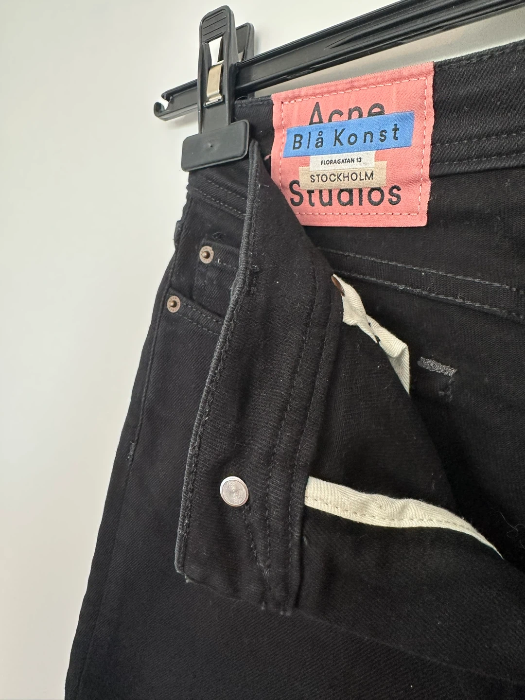 Acne Studios Black Denim Jeans