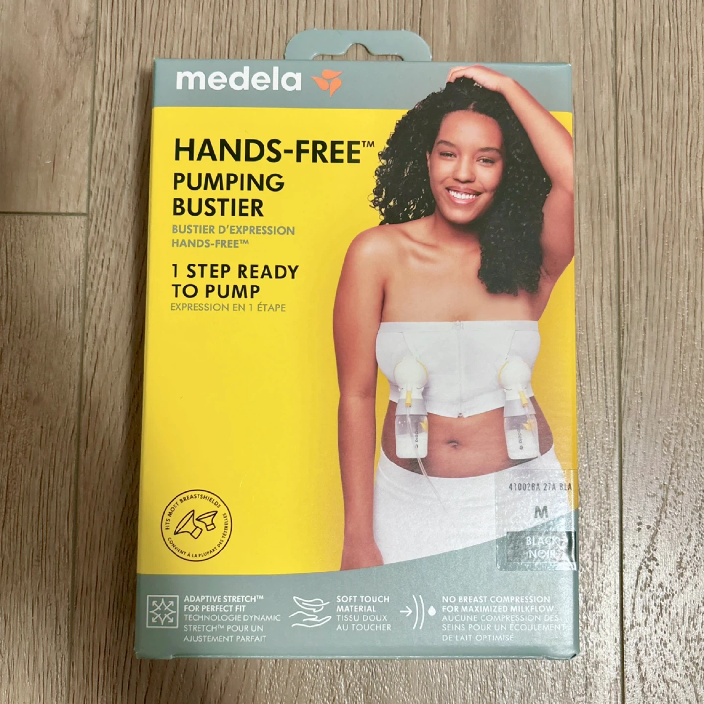 Brand new MEDELA black pumping bustier, size medium