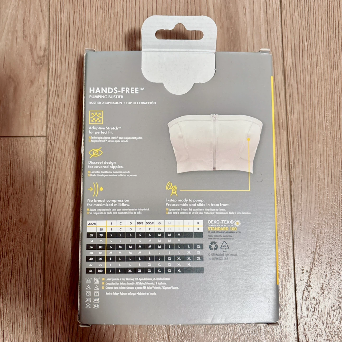 Brand new MEDELA black pumping bustier, size medium - photo 2