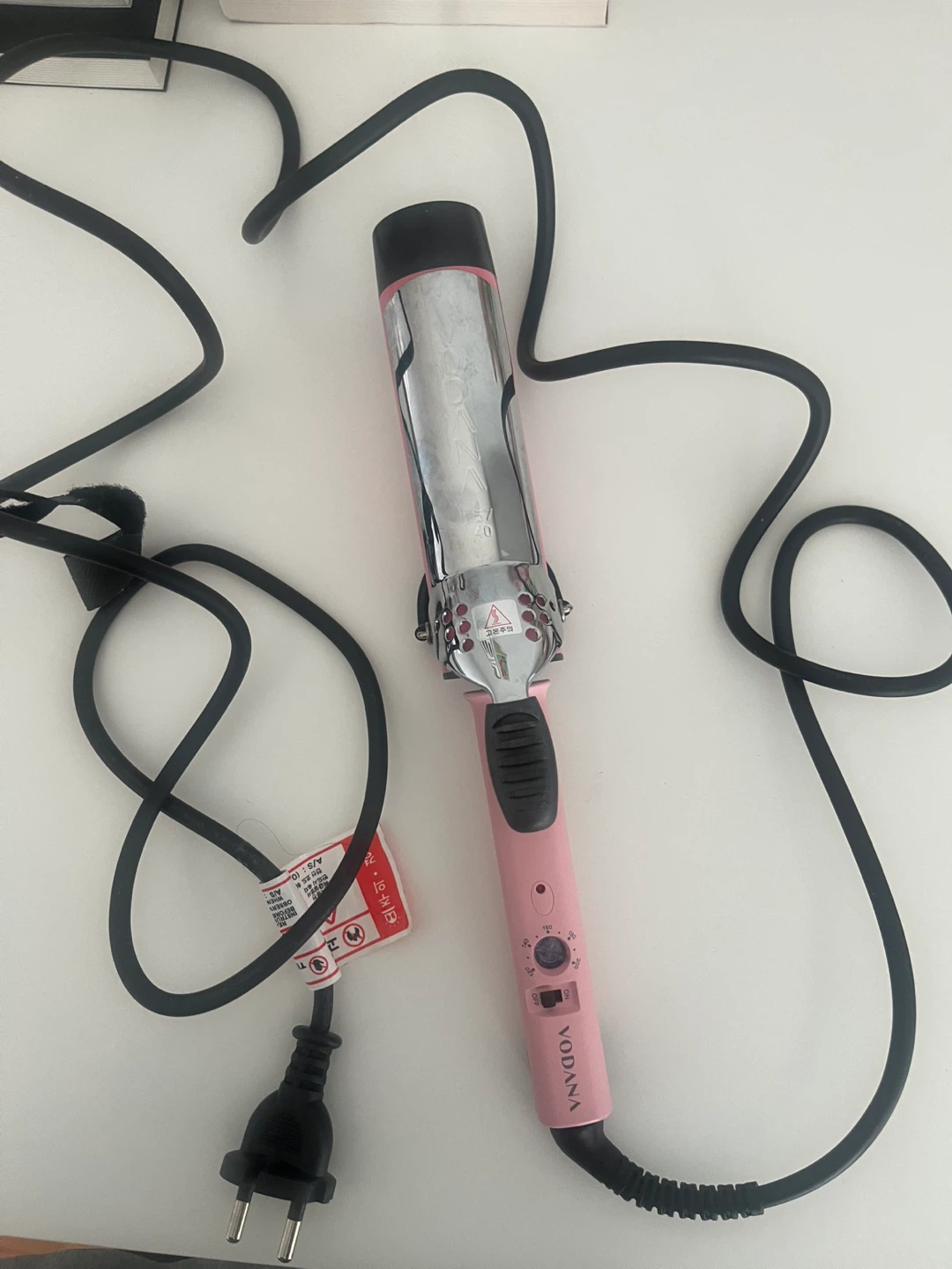 VODANA Pink Curling Iron