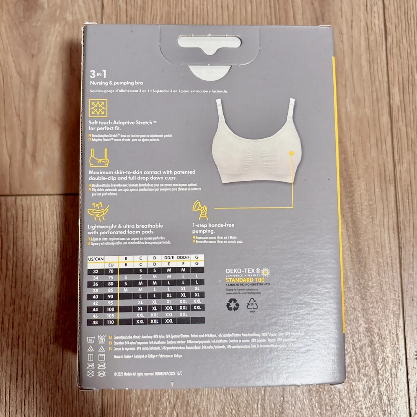 Brand new MEDELA black 3-in-1 nursing & pumping bra, size XL - photo 2