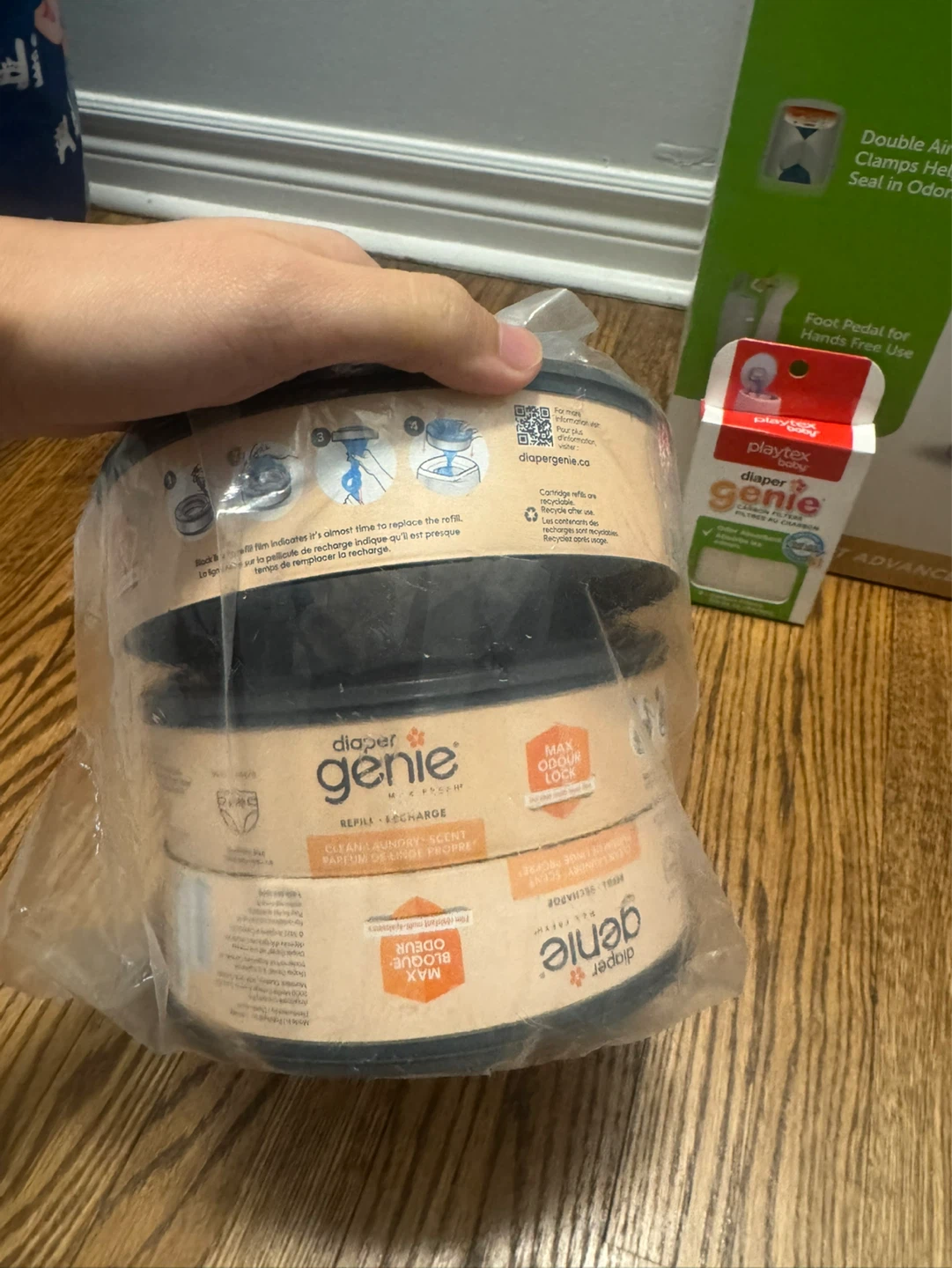 Diaper Genie Complete Pail with 3 Refills & 4 Carbon Filters - photo 4