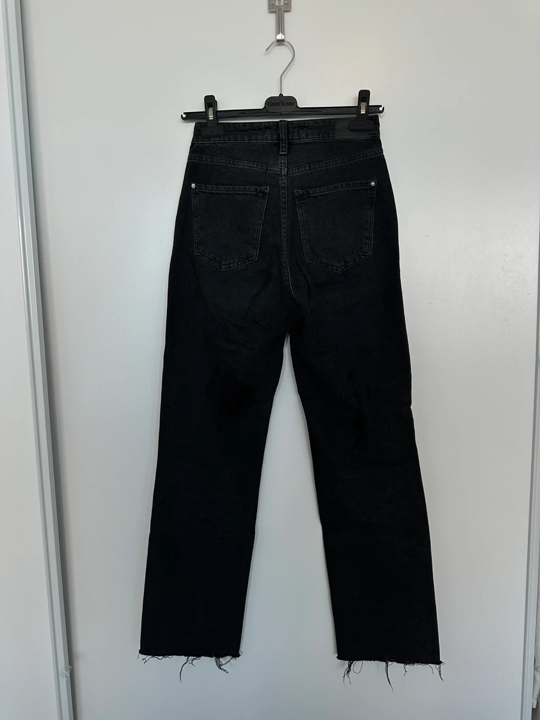 ZARA High Rise Straight Jewel Jeans - photo 2