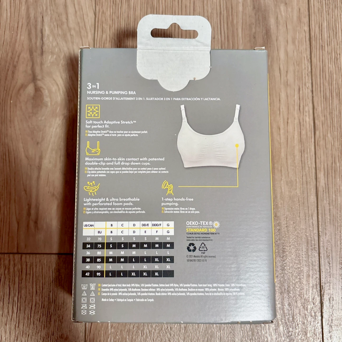 Brand new MEDELA black 3 in 1 nursing & pumping bra, size S - photo 2