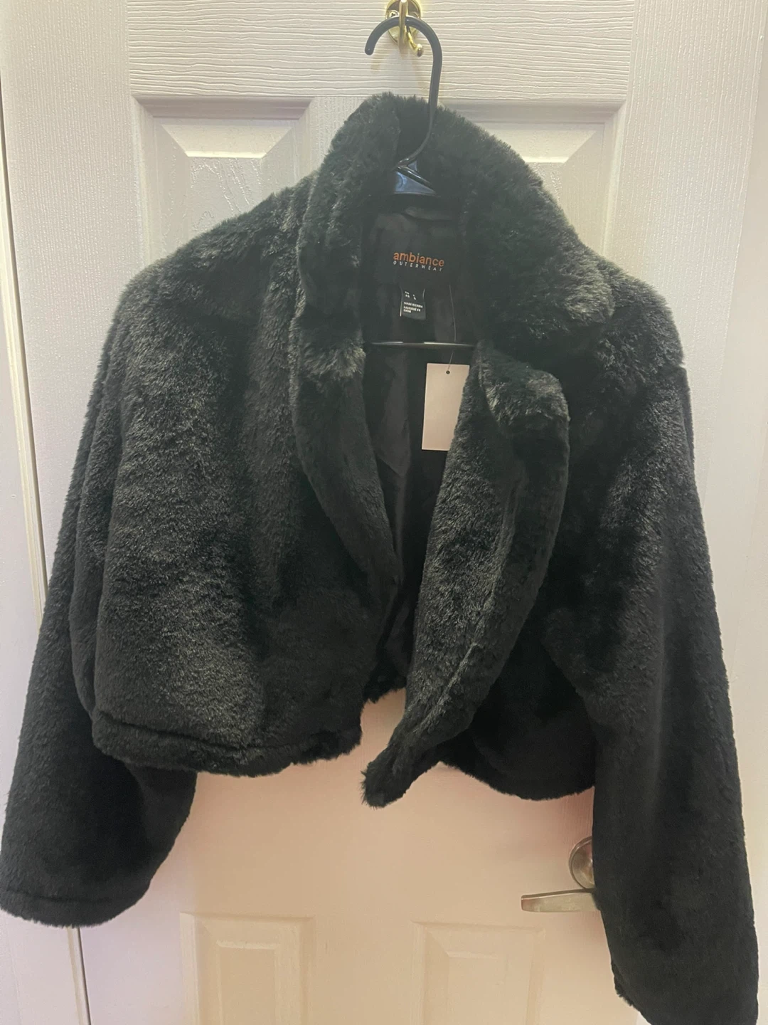 Ambiance Faux Fur Cropped Jacket - photo 4