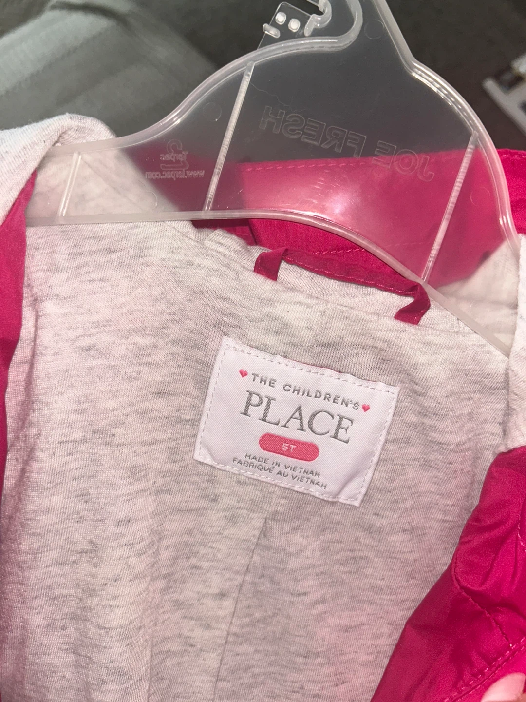 The Children's Place Kids 5T Pink Hooded Jacket - photo 4