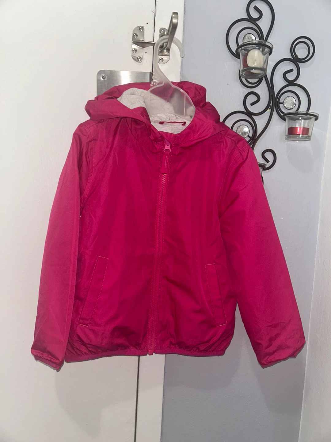 The Children's Place Kids 5T Pink Hooded Jacket