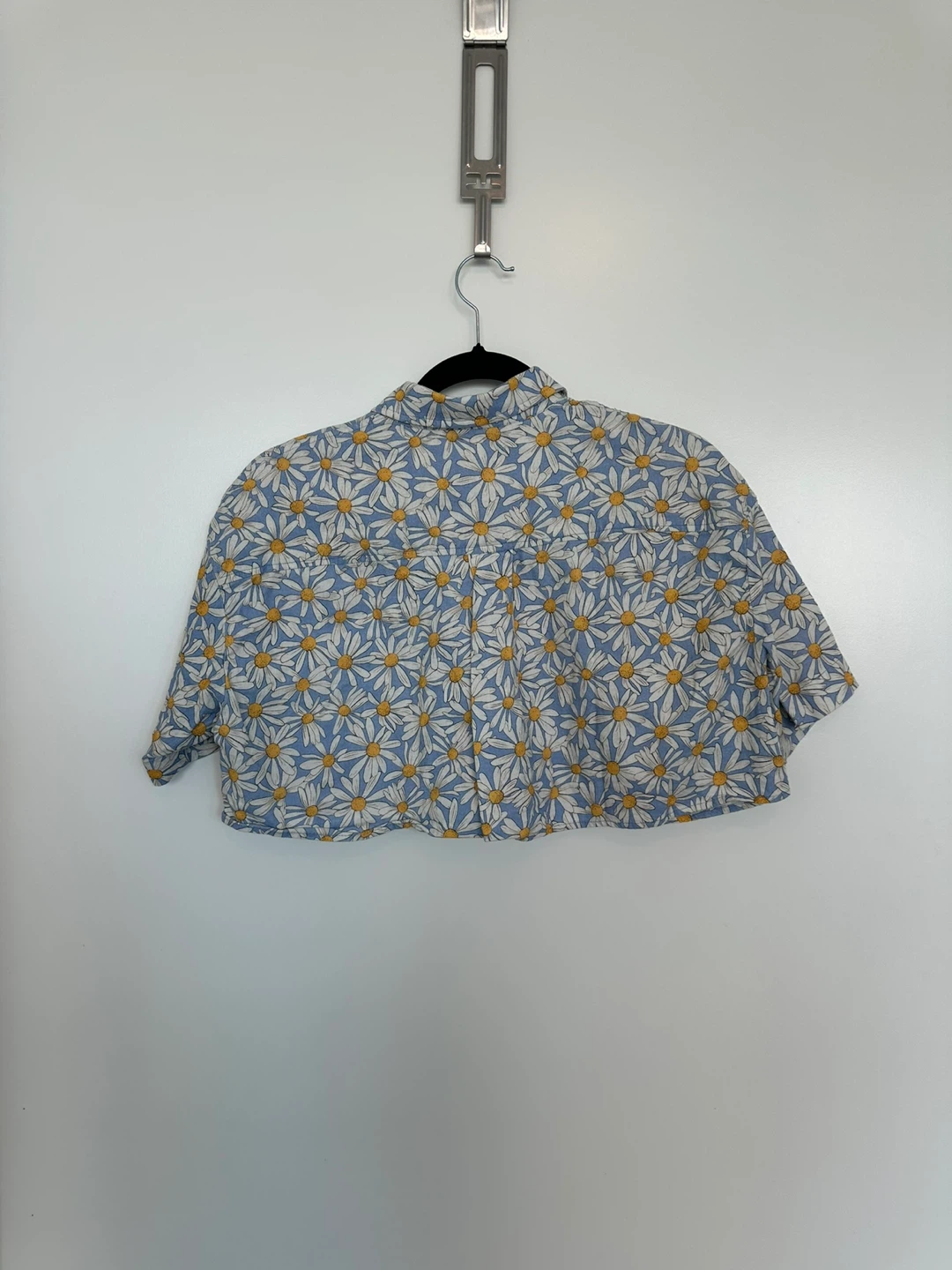 Zara Daisy Print Cropped Shirt XS - photo 3
