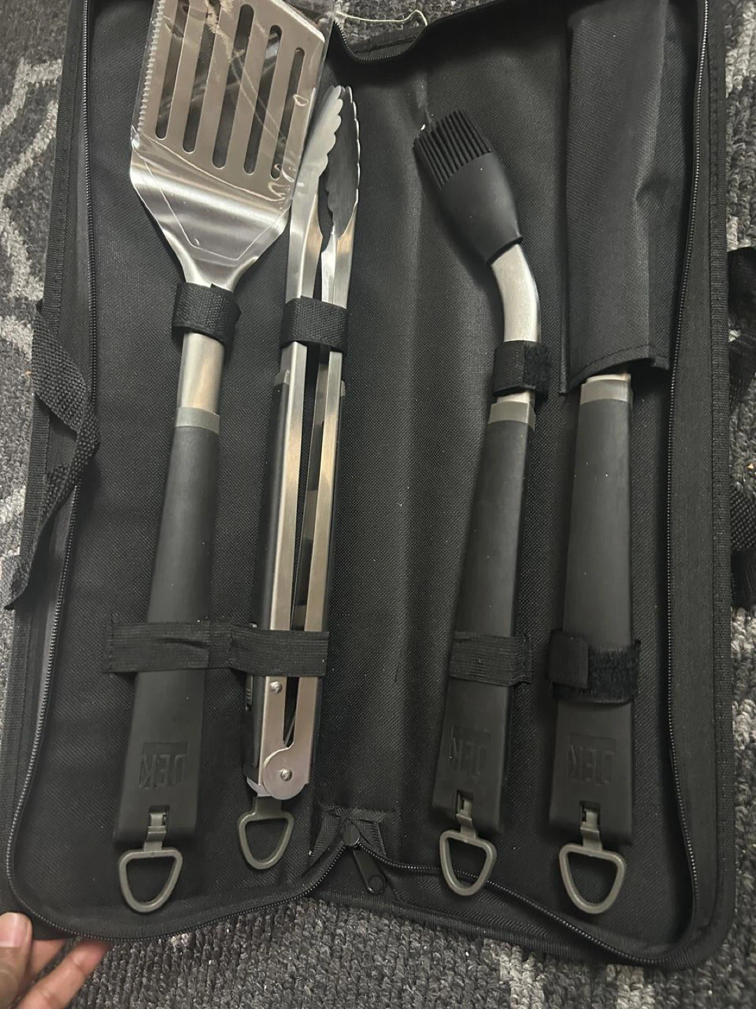 DEK 4-Piece BBQ Tool Set with Carry Case - photo 3