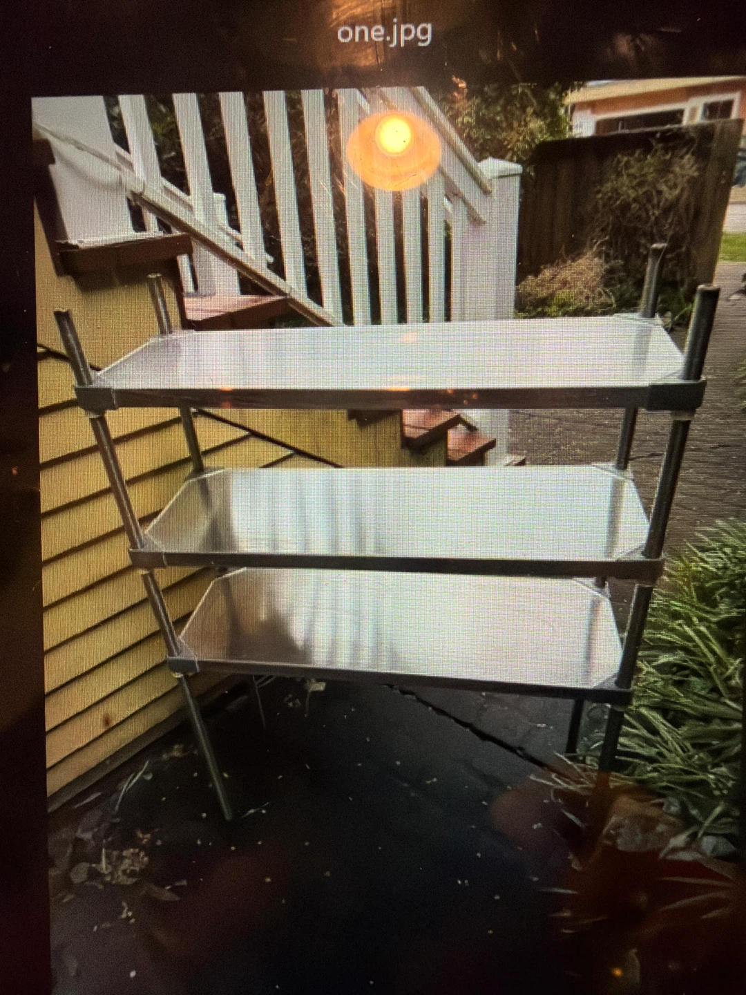 Heavy duty stainless steel shelving
