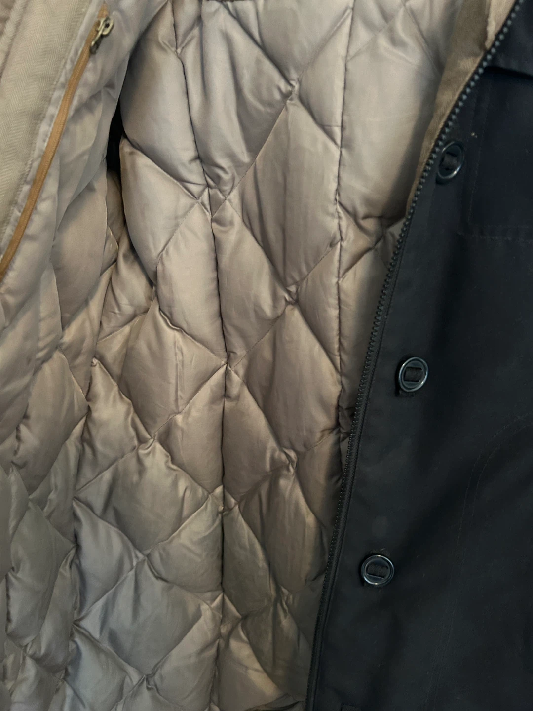 Black Winter Parka with Faux Fur Hood - photo 3