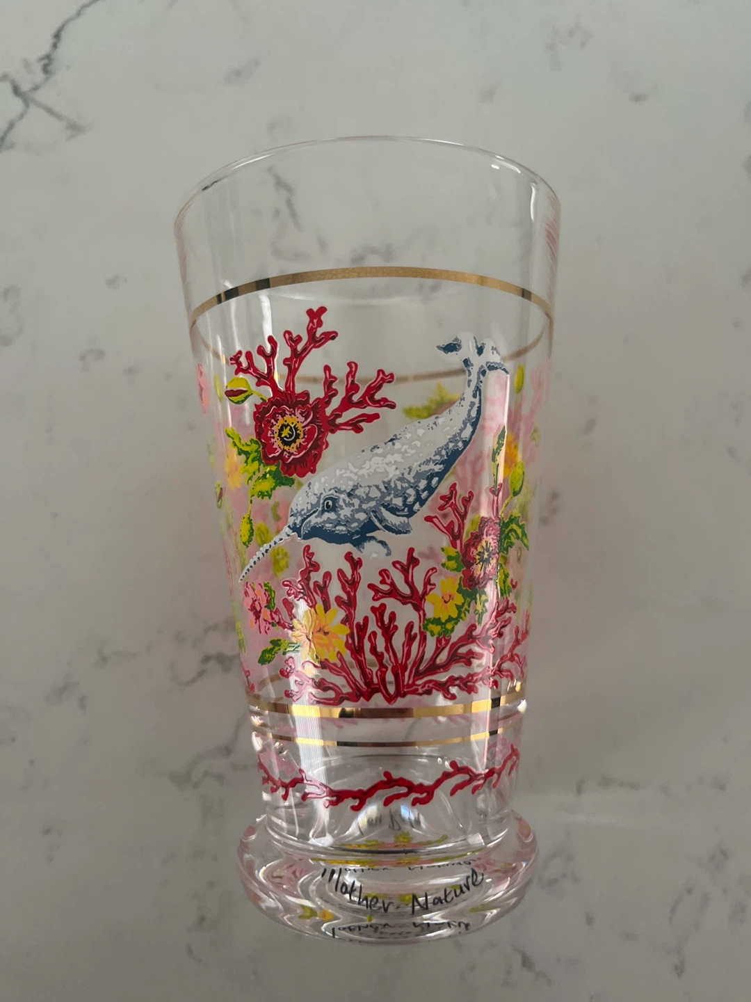 Set of 4 glasses Mother Nature Lou Rota Glass - photo 2