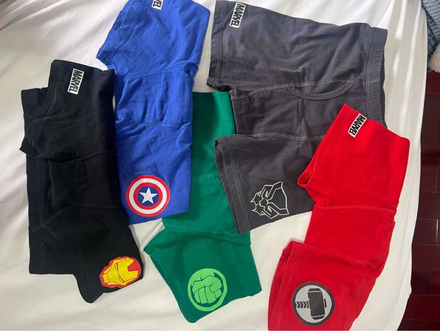 Marvel Avengers Superhero Undies - Boys Size Medium - 5 Pack