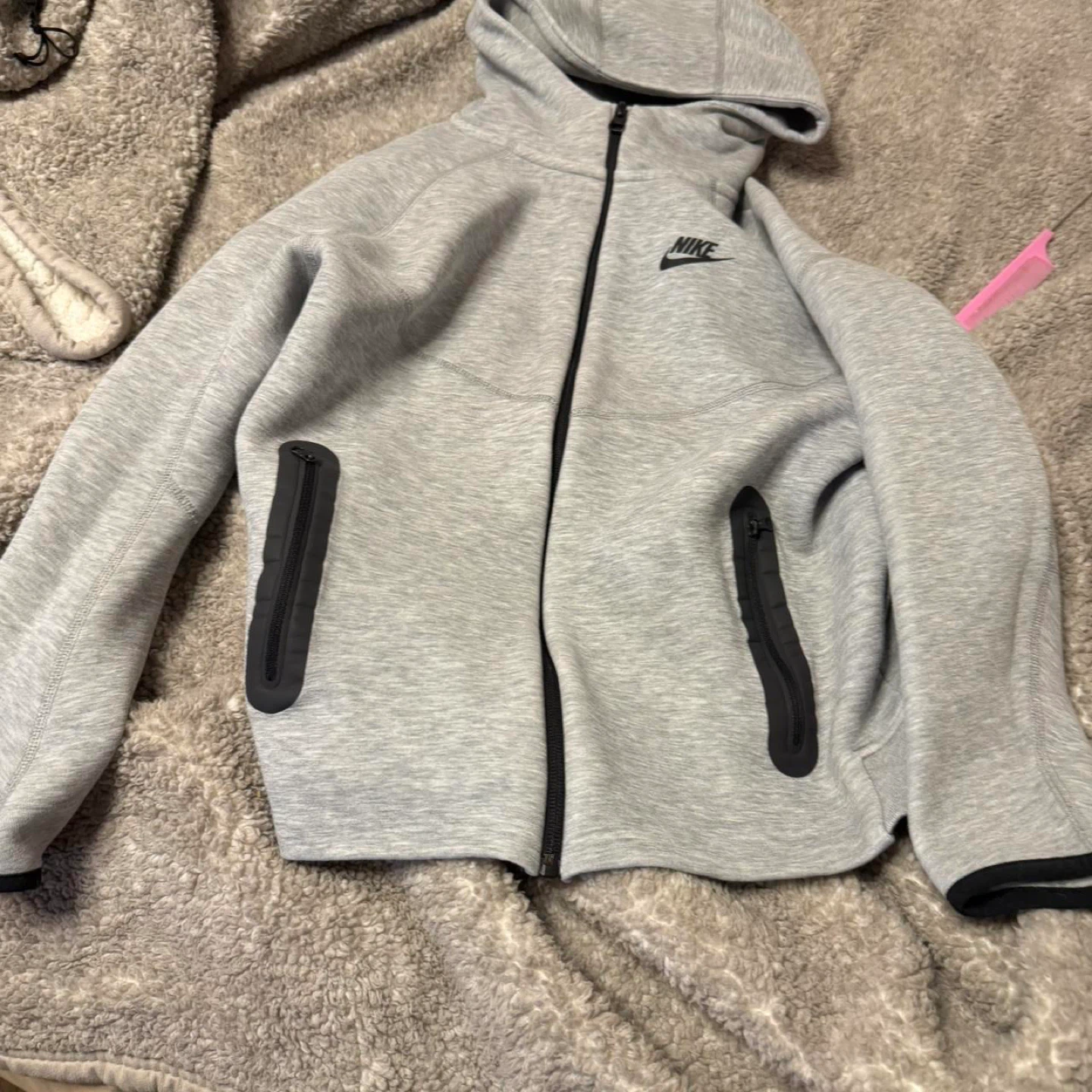 Nike Tech Fleece Full-Zip Hoodie Gray XS - photo 4