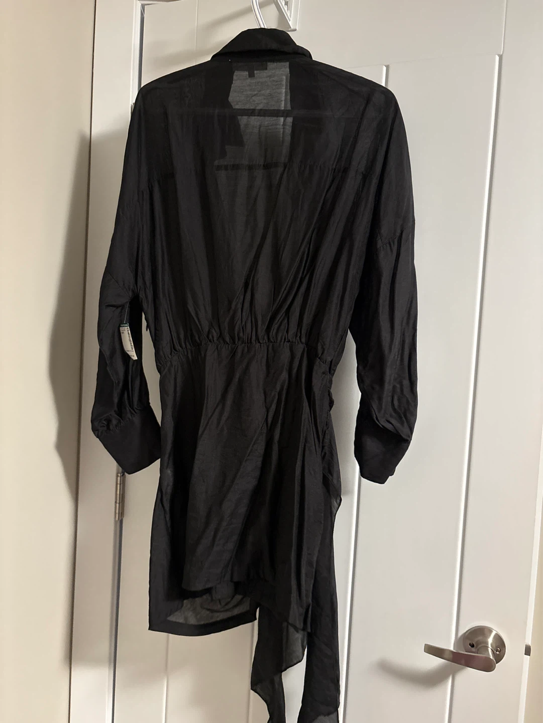 New Klesis  Black Button-Up Dress - Size M - photo 4