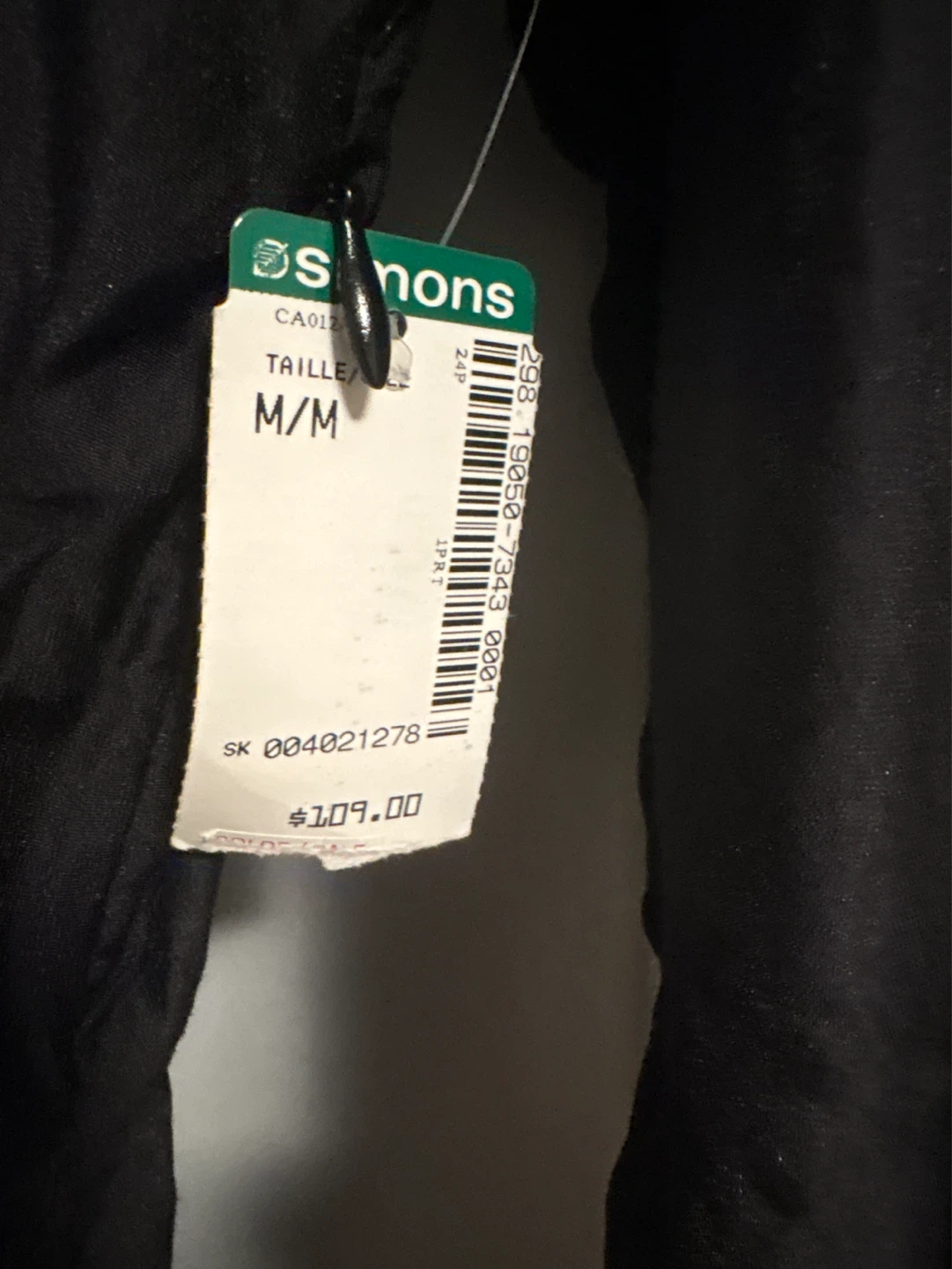 New Klesis  Black Button-Up Dress - Size M - photo 2