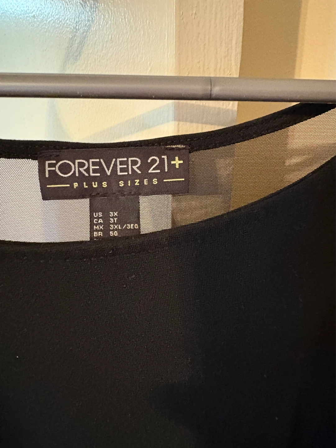 Forever 21+ Black Chain Detail Dress - Size 3X - photo 3
