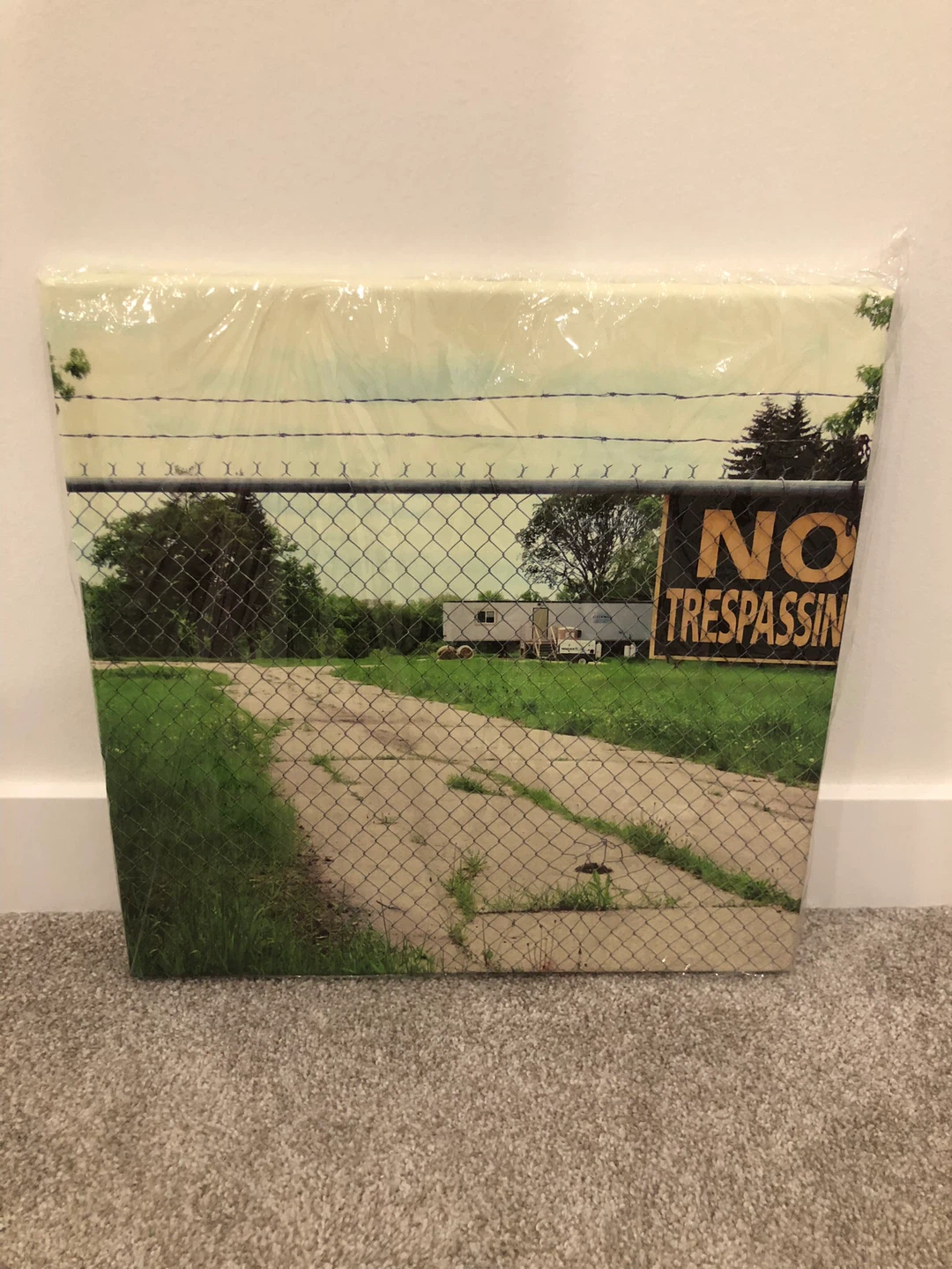 Canvas Print Art "No Trespassing" Scenic Landscape