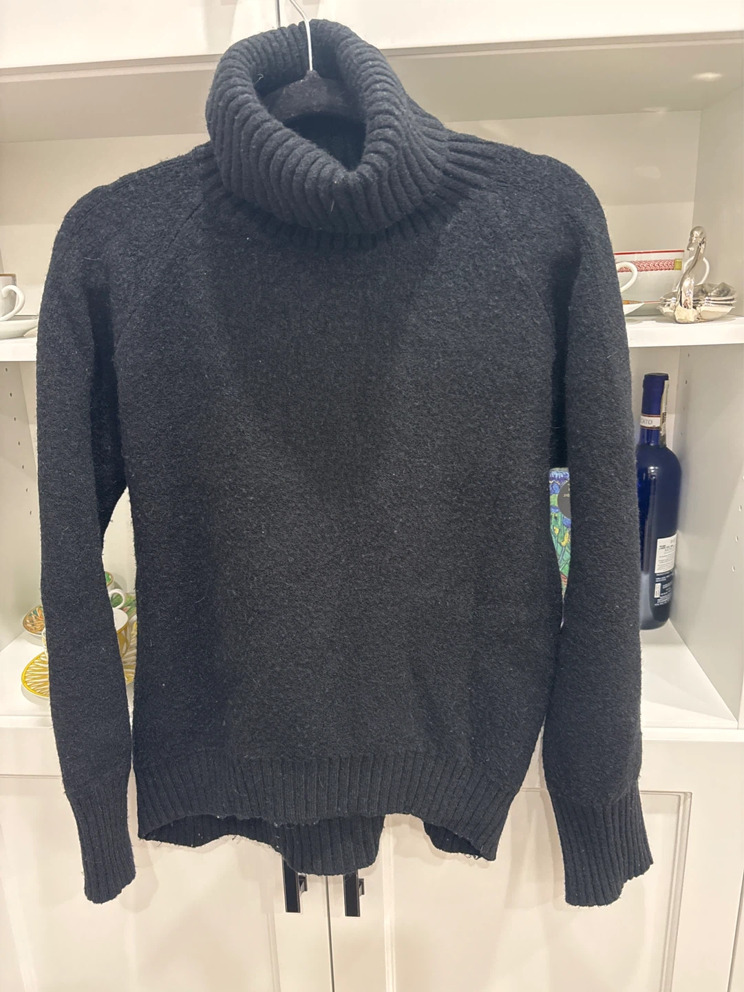 High neck sweater