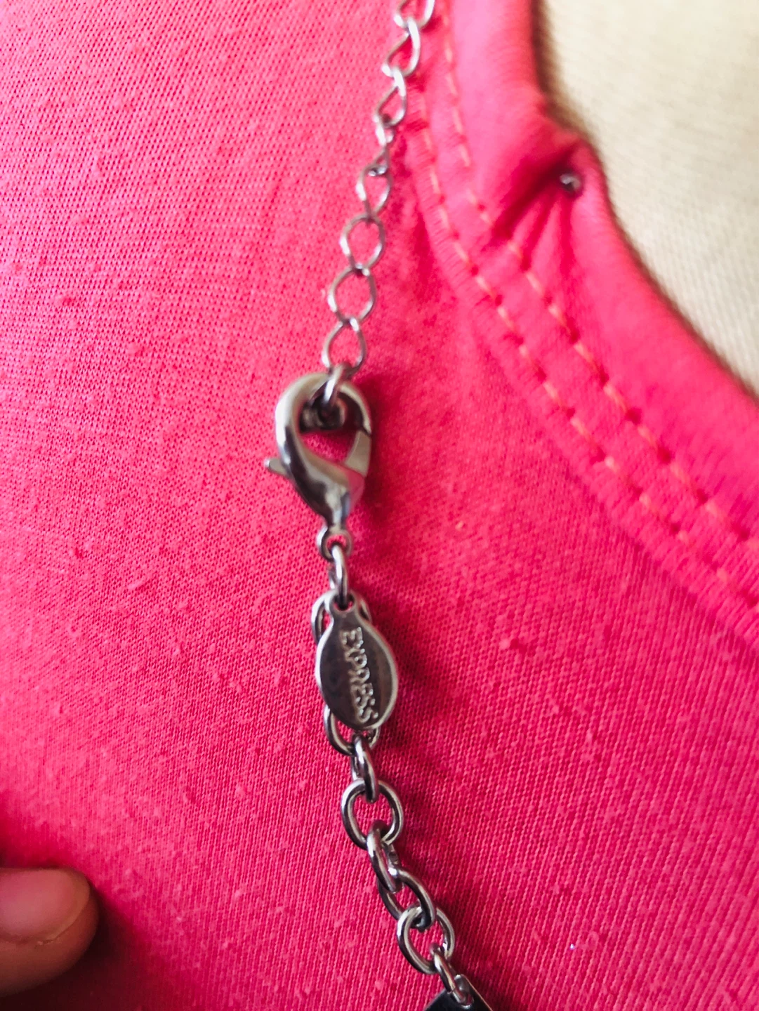 Express Geometric Statement Necklace - photo 3