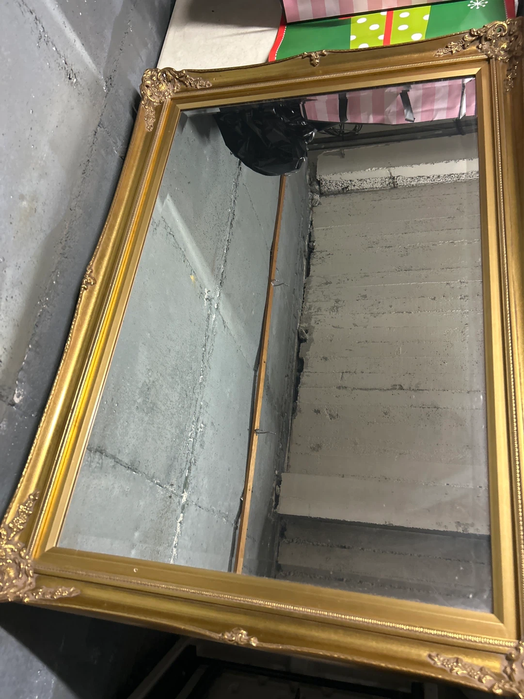 Ornate Gold Frame Mirror