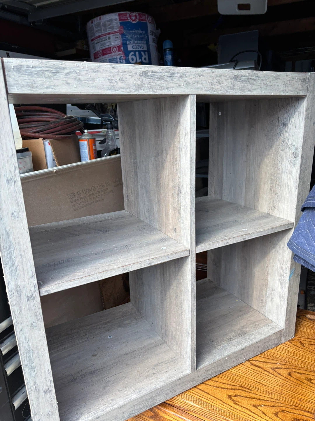 Wooden 4-Cube Storage Shelf - photo 3