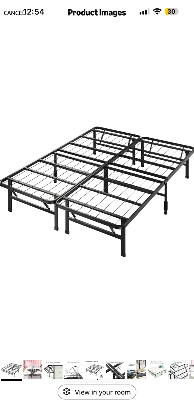 Queen Size Metal Bed Frame